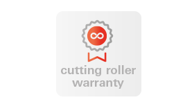 Lifetime warranty on steel cutting rollers