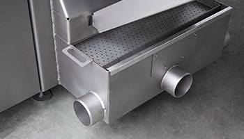 Anschluss für Flüssigkeitsabführung