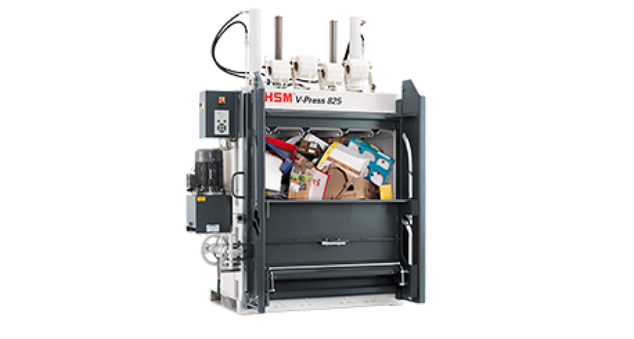 HSM V-Press 825 plus pro offen mit Karton