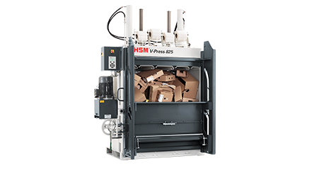 HSM V-Press 825 plus pro - offen mit Karton