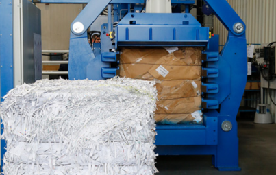 Kartonage, Folie, Papier, Produktionsreste