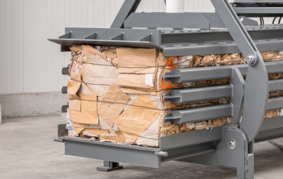 Papier, Kartonage, Folie, geshreddertes Material