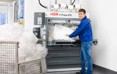 V-Press 818 - Geringe Fläche/Höhe